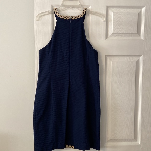 Lilly Pulitzer shift dress with gorgeous gold detailing excellent condition - Picture 7 of 12